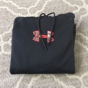 Pink and black hoodie